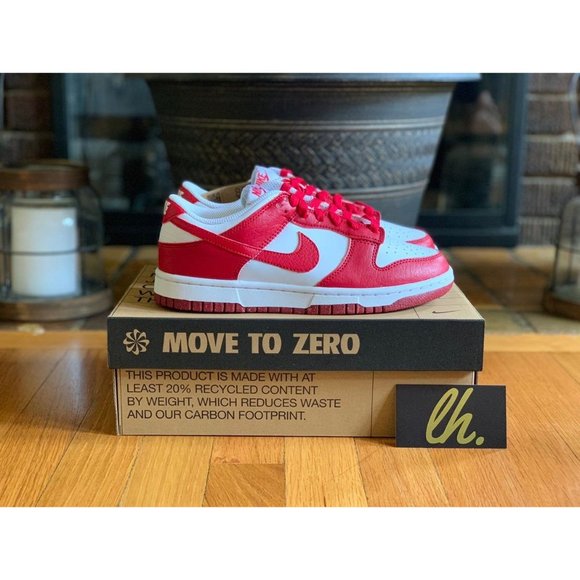 Size 6.5 W Nike Dunk Low Next Nature "Gym Red" DN1431-101 - Picture 4 of 6